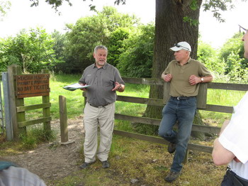Photo of Clive Keble and Andrew Kirkland at Grangewood Farm